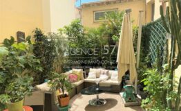 CANNES CENTRE - 3P Traversant avec Terrasse au calme