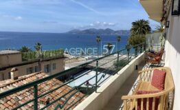CANNES - Plages du Midi - 4P luxe vue mer panoramique