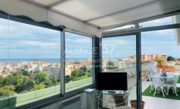 CANNES - PETIT JUAS - TOIT TERRASSE VUE MER PANORAMIQUE