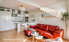 Vue mer panoramique 2/3P 50m2 avec terrasse